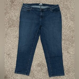 Eileen Fisher Organic Cotton Women’s Straight Leg Jeans Plus Size 18W